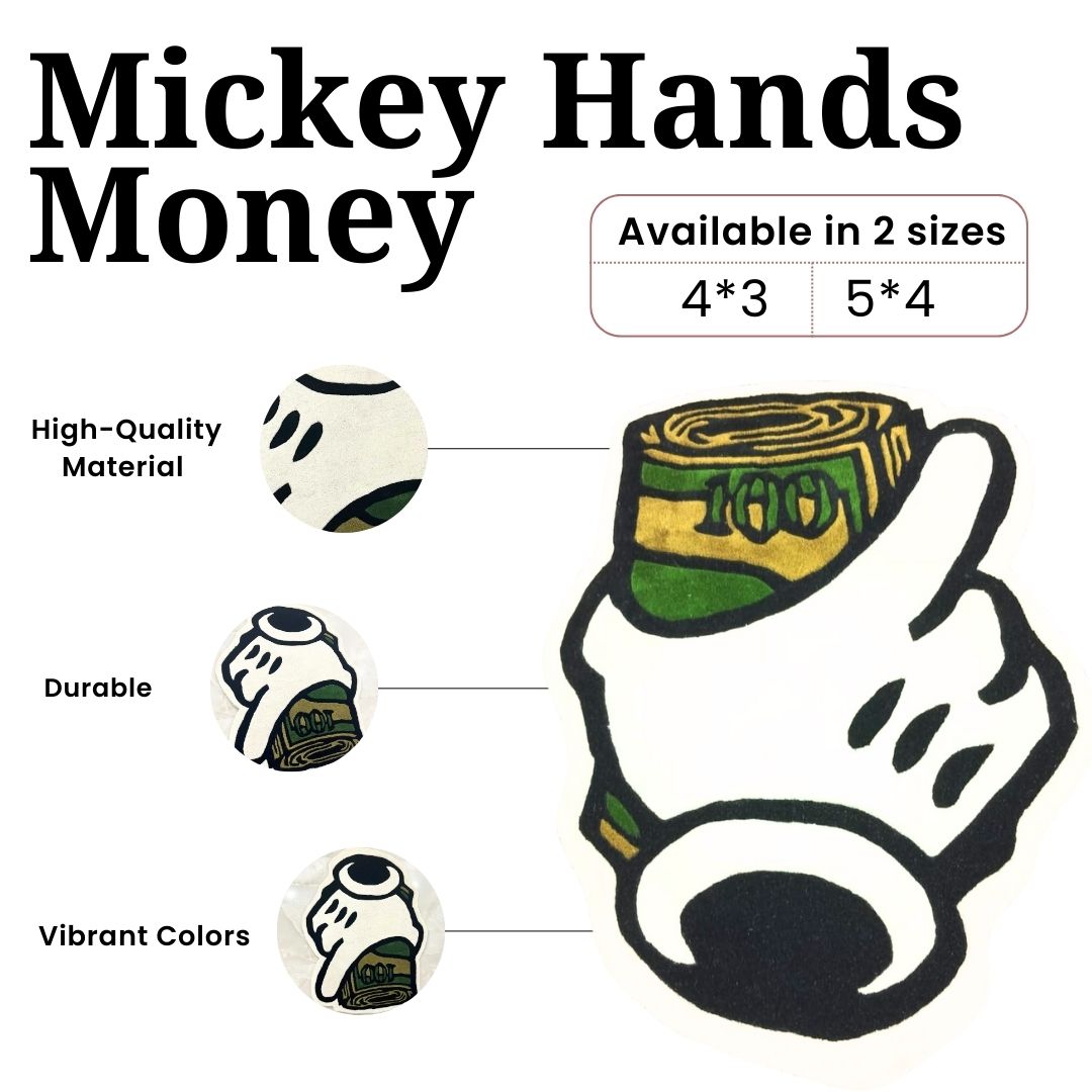 Mickey Hands Money Rug