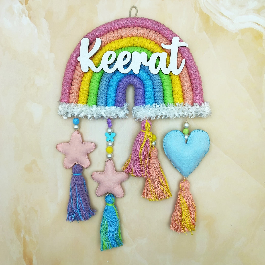 Rainbow Name Hanging