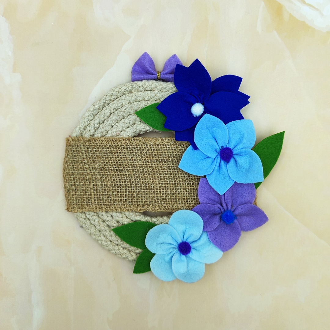 Mini Floral Name Plate