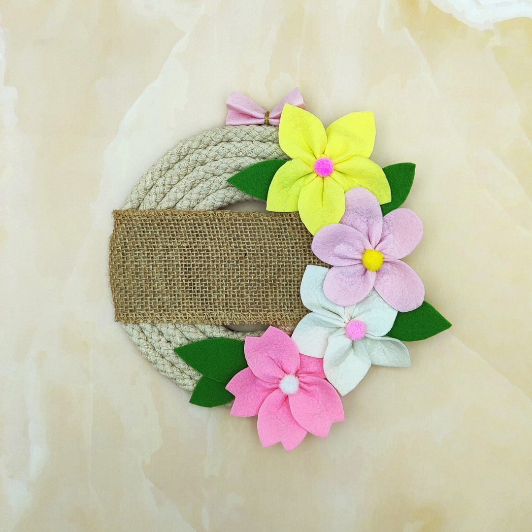 Mini Floral Name Plate